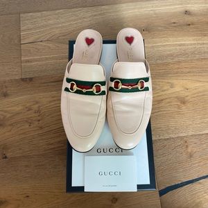 Gucci’s Princetown mules. Size 38.